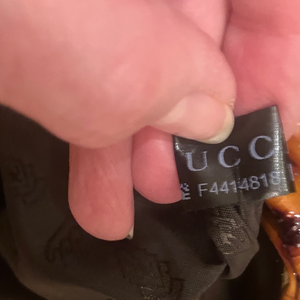 Gucci Tortoiseshell Pattern Shoulder Bag - image 7